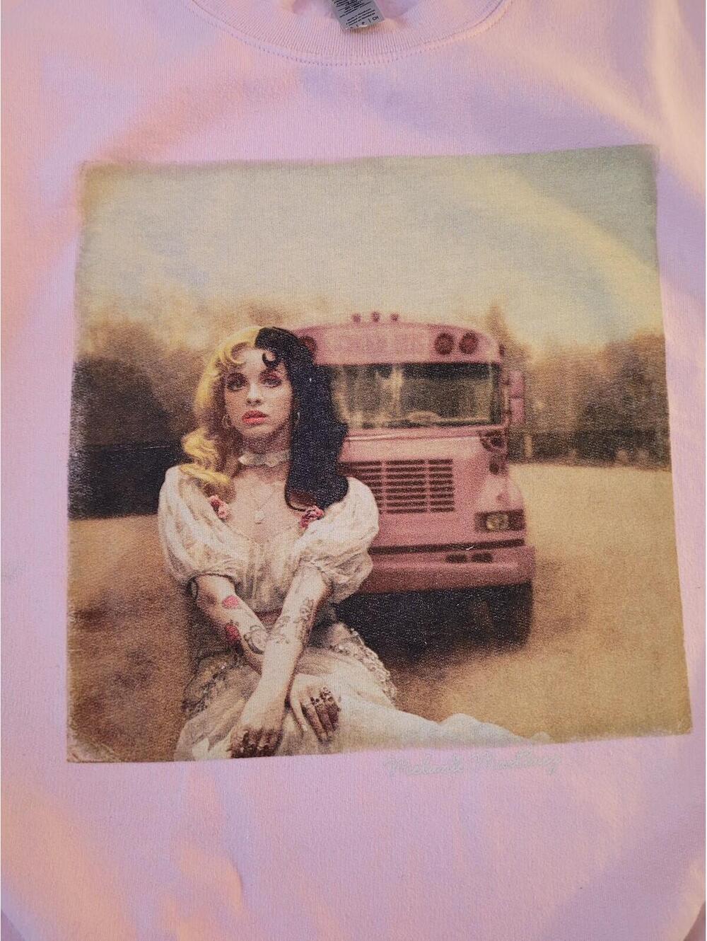 Melanie Martinez Sweater Unisex Small k-12 School Bus Design Band Sweater - Picture 3 of 7